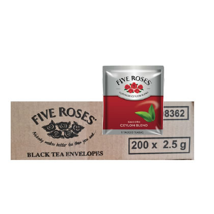 Five Roses Black Tea Envelope 200x2 .5g