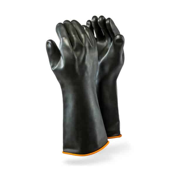 H1-40 Black Rubber (Industrial) Gloves