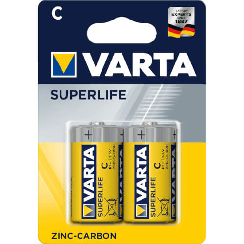 C Size Batteries -SuperLife pack of 2’s