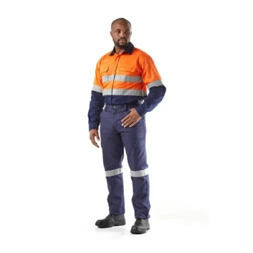 Dromex Reflective Long Sleeve Two Tone Mining Shirts