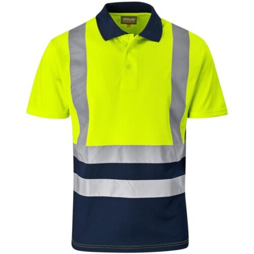 Two Tone High Visibility Golf Shirts